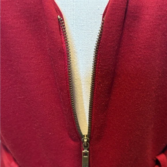 Burgundy Women's Dress - Picture 6 of 11